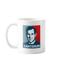 RICK SANTORUM POSTER mugs