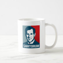 RICK SANTORUM POSTER MUG