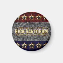 Rick Santorum Stars and Stripes. Magnets