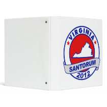 Rick Santorum Virginia Vinyl Binders