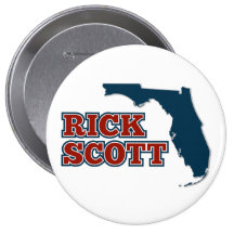 Rick Scott for Florida Button