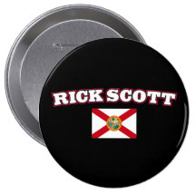 Rick Scott for Florida Governor Pinback Buttons