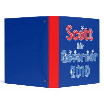 Rick Scott for Governor 2010 Star Design Binder