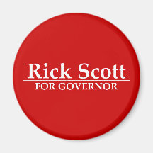 Rick Scott for Governor Fridge Magnet