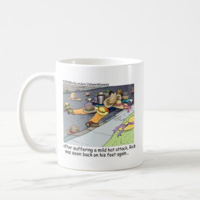 heart attack cartoon images. Rick Suffers A Hat Attack Cartoon Gifts amp;amp; Tees Mugs by beardiethor123