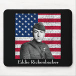 Rickenbacker and The American Flag Mousepad
