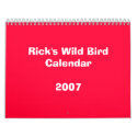 Rick's Wild Bird Calendar 2007 by rickped Rick's Wild Bird Calendar 2007