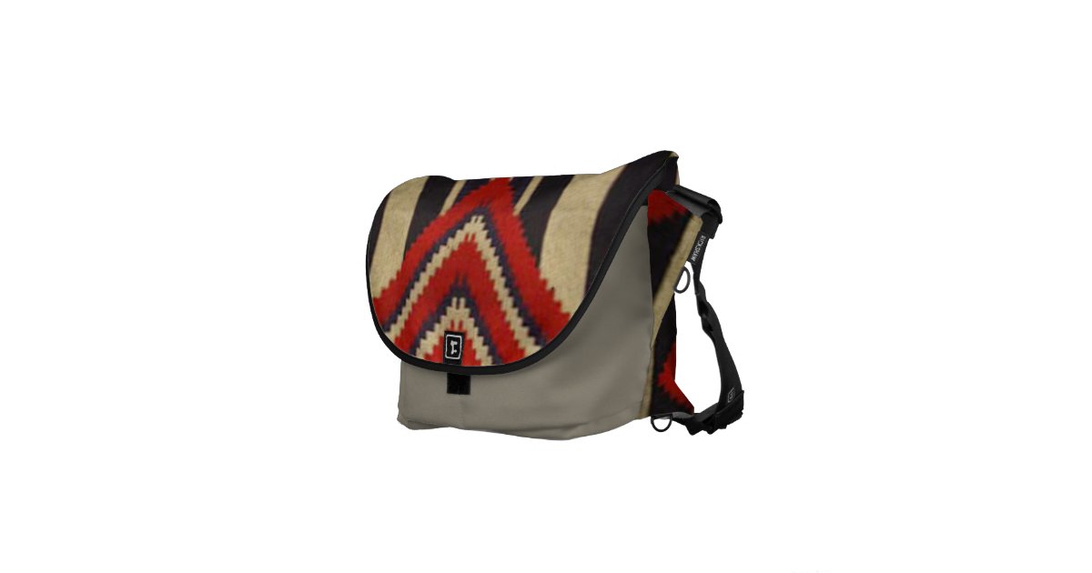 Rickshaw Messenger Bag Native American Design Zazzle