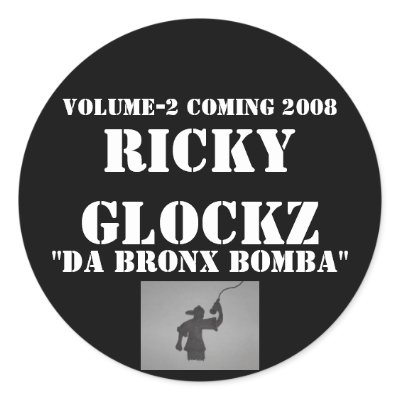 Ricky GlockZ Band Sticker Small(set of 6) by RickyGlockZ