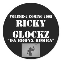 Ricky GlockZ Band Sticker Small(set of 6)