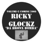 Ricky GlockZ Band Sticker Small(set of 6)