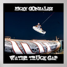 Ricky Gonzalez Water Truck Gap Poster