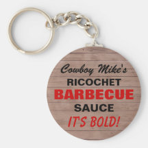 Ricochet Barbecue Sauce Keychains
