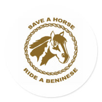 Ride A Beninese Stickers