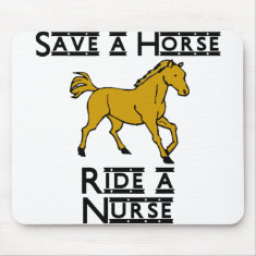 ride a nurse mousepad