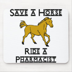 ride a pharmacist mousepad