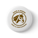 Ride A Portuguese Pinback Buttons