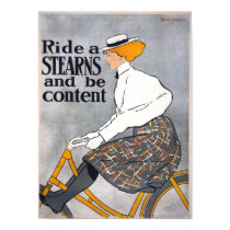 Ride a STEARNS and be content posters