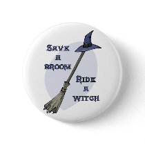 Ride a Witch button