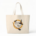 Ride a Witch totebag by holiday_tshirts Ride a Witch totebag