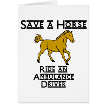 ride an ambulance driver card