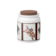 Ride Em! Cookie Jar! Candy Dish
