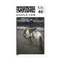 Ride 'Em Cowboy postage stamp