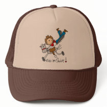 Ride 'Em Cowboy Stick Figure Hat
