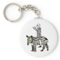 Ride em' tapir keychains