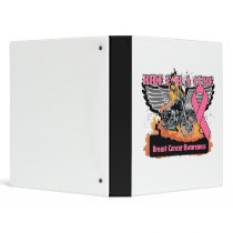 Ride For a Cure - Breast Cancer Vinyl Binder