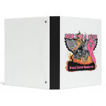 Ride For a Cure - Breast Cancer Vinyl Binder