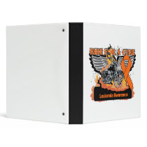Ride For a Cure - Leukemia Vinyl Binder