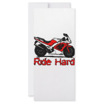 Ride Hard rack cards