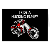Ride Hucking Farley Black cards by WhiteTiger_LLC Ride Hucking Farley Black cards