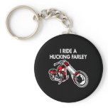 Ride Hucking Farley Black keychains