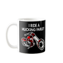 Ride Hucking Farley Black Mug