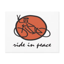Ride In Peace postcards by fullofNuts Ride In Peace postcards