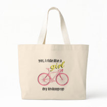 Ride Like a Girl Canvas Bag