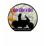 Ride Like a Girl...cruiser (on front)