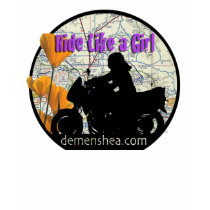 Ride Like a Girl...sportbike (on front) t-shirts