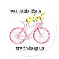 Ride Like a Girl Sticker