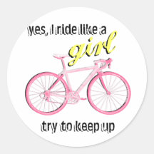 Ride Like a Girl Sticker