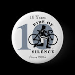 Ride of Silence 10th Annual Commemoration Button