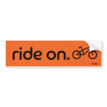 ride_on_bmx bumper sticker