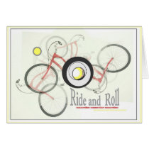 Ride & Roll Greeting Card