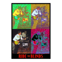 RIDE the BLINDS posters