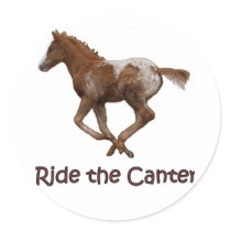 Ride the Canter Stickers