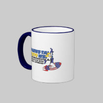 Ride the Rocket mugs