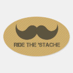 Ride The 'Stache stickers