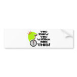 Ride This Unicycle Bumper Stickers